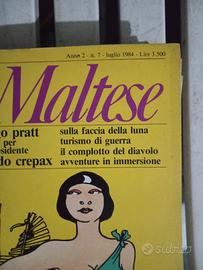 n.7 giornalini Corto Maltese anni '80