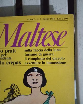 n.7 giornalini Corto Maltese anni '80