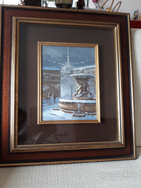 Quadro 'piazza Fontana Milano' di Pisati