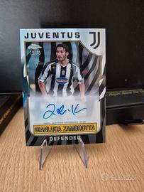 topps chrome Juventus Zambrotta auto 