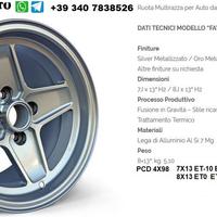 Cerchi FA 7x 13 8x 13 4x98 FIAT