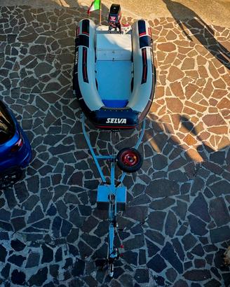 Gommone Selva 300 + motore  + carrello