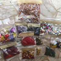Perline per hobby, callane, abbigliamento 12 buste