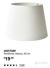 COPRI LAMPADA PARALUME SKOTTORP BIANCO