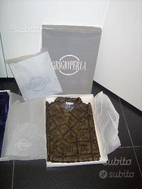 Vestaglia grigio perla uomo seta