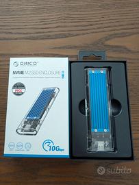ORICO NVMe USB M.2 Case Type-C Trasparente