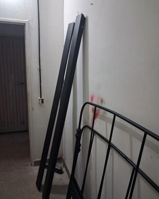 letto in ferro battuto