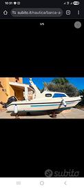 Barca con motore yahmaa 4 tempi