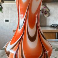 vaso muranese ’70 vetro opalino Carlo Moretti