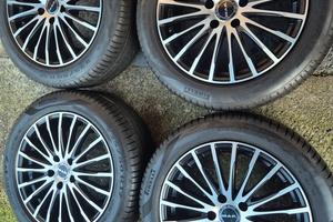 cerchi 17 audi A4 con gomme estive 