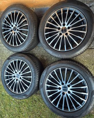 cerchi 17 audi A4 con gomme estive 