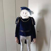 vestito di carnevale principe azzurro dama adulti