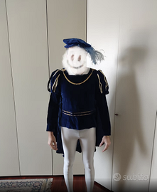 vestito di carnevale principe azzurro dama adulti