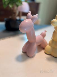Baloon Dog - 3 statuine di design decorative
