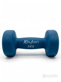 Coppia manubri  3kg   2x3kg colore blu