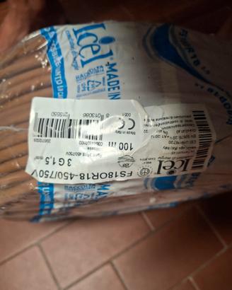 matassa 100mt cavo 3g1,5mm FS18OR18