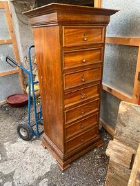 Cassettiera in legno  Noce