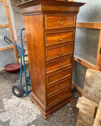 Cassettiera in legno  Noce