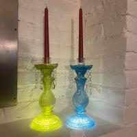 Coppia candelabri vintage luminosi