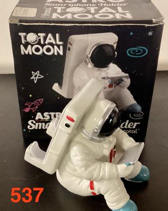 Supporto x smartphone. Astronauta in resina. MOON