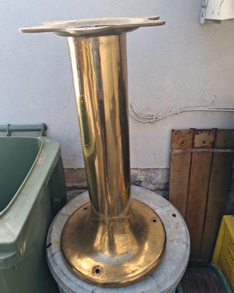 base a colonna in ottone massiccio- stile nautico/