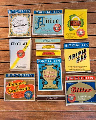 Lotto Etichette Vintage