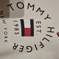 felpa nuova tommy hilfiger uomo XL originale white