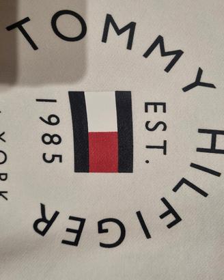 felpa nuova tommy hilfiger uomo XL originale white