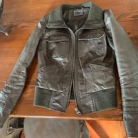 Giubbino pelle marrone Only tg S