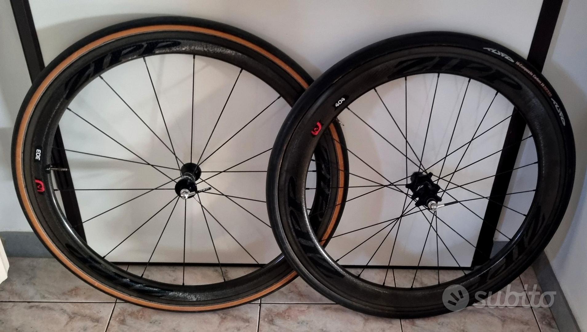 Set Ruote Zipp Firecrest tubolari 303/404 v-brake - Biciclette In ...