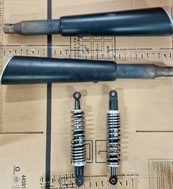 Scarichi e ammortizzatori originali Moto Guzzi V9