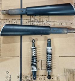 Scarichi e ammortizzatori originali Moto Guzzi V9