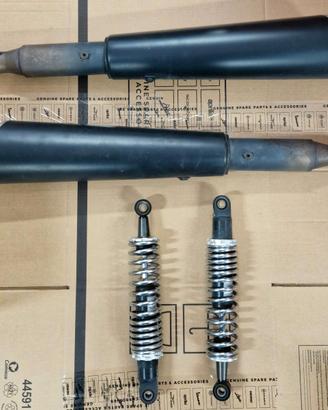 Scarichi e ammortizzatori originali Moto Guzzi V9