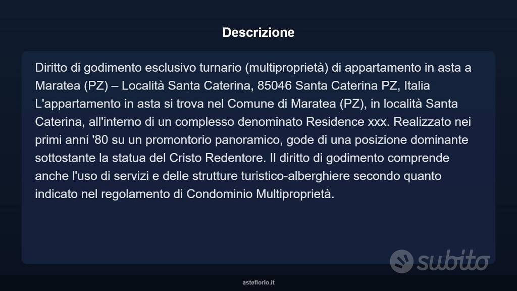 Appartamento – Maratea, Santa Caterina - Vista 4