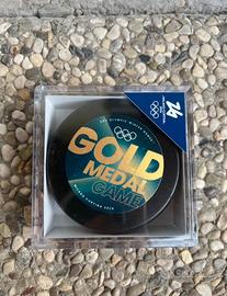 Puck Gold medal game Milano Cortina 2026