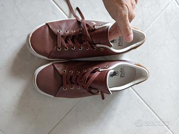 sneakers uomo Polo Ralph Lauren marrone 