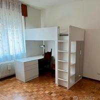 Letto soppalco IKEA SMÅSTAD CON SCRIVANIA