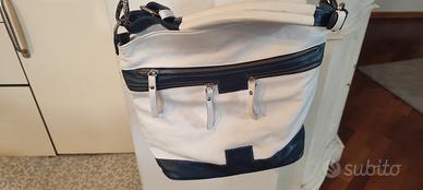 borsa  vera pelle tamburata mai usata 