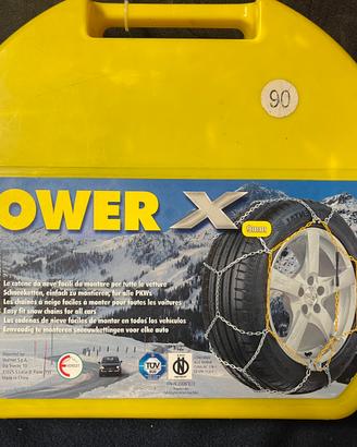 Catene da neve pover x misura 90