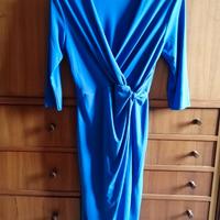 Abito tubino drappeggiato misura L, nuovissimo.