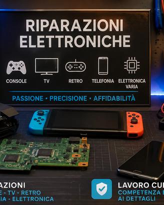 Riparazioni Console, TV ed Elettronica