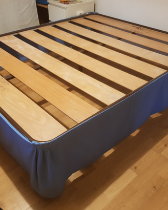 Letto rete doghe matrimoniale ortopedica con bordo