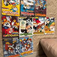 Set 9 libri di fumetti Topolino Disney