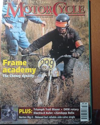 rivista THE CLASSIC MOTORCYCLE numero 3 anno 2005
