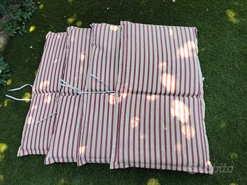 cuscini per sedie da giardino