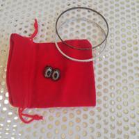 Orecchini in argento e 2 bracciali