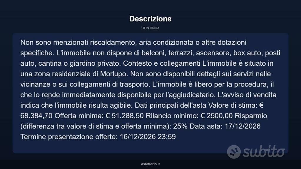 Appartamento – Morlupo, Acqua Acetosa-Manciano-Montelungo - Altro