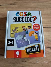 cosa succede? - gioco Headu - 3-6 anni