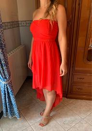 Abito rosdo da cerimonia