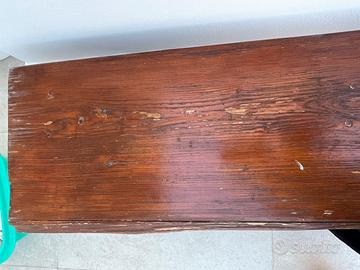 Panca in legno per esterno